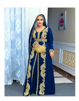 SALE New Wedding Moroccan Dubai Kaftans Farasha Abaya Dress Very Fancy Long Gown Dresses 2