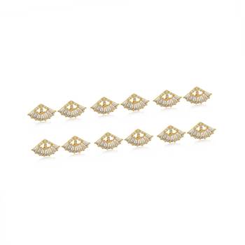 Gold studs 1