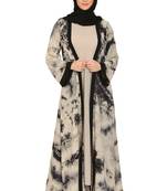 MRC Women's Stylish printed shrug abaya 