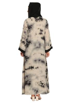 MRC Women's Stylish printed shrug abaya  2