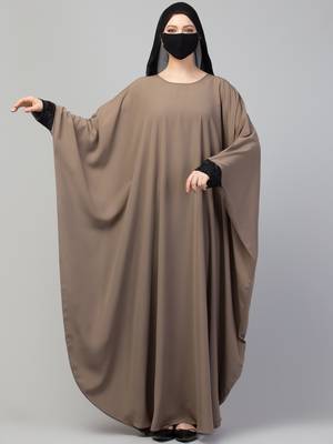 Free Size Kaftan Abaya With Lacework. 1