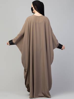 Free Size Kaftan Abaya With Lacework. 5