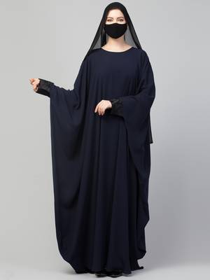 Free Size Kaftan Abaya With Lacework. 2