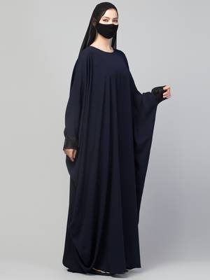 Free Size Kaftan Abaya With Lacework. 4