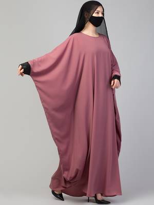 Free Size Kaftan Abaya With Lacework. 3