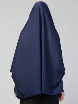 Ready To Wear Instant Hijab Khimar With Elasticated Sleeves and Attached Mouthpiece 5