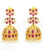 Red ruby   south-indian-jewellery