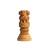 Exploring India Handicraft Small Ashoka Stambh | Natural Wood Ashoka Pillar With Indian National Emblem For Table Decor