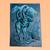 Handmade Traditional Shiv Parvati Mural 3D Canvas Painting  Religious Clay Painting Without Frame Wall (20*16 Inches )
