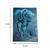 Handmade Traditional Shiv Parvati Mural 3D Canvas Painting  Religious Clay Painting Without Frame Wall (20*16 Inches )