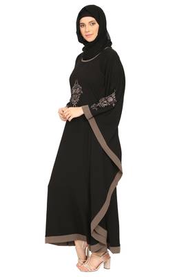 MRC Women's Embroidered Latest design abaya kaftan 3
