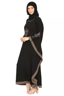 MRC Women's Embroidered Latest design abaya kaftan