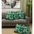 HOUZZCODE DESIGNER CUSHION COVERS Chevron Story green 16x16 set of 5