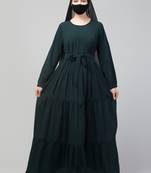 Four Tiered Abaya With Frills 