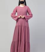 Three Tiered Abaya With Frills