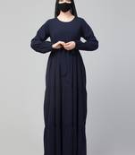 Beautiful Four Tiered Abaya With Frills 