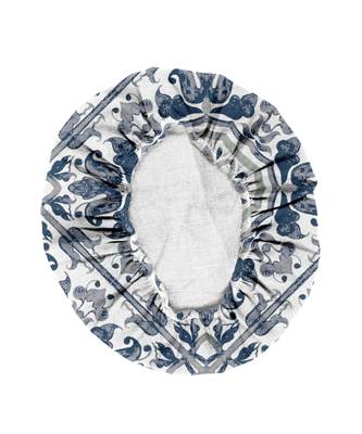 HOUZZCODE DESIGNER apron Azulejo mix 50x60cm indigo heavy satin 4