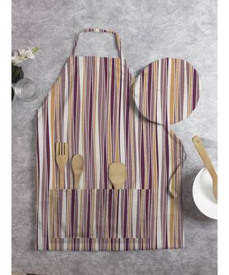 HOUZZCODE DESIGNER apron Vertical Spiral 2 50x60cm multi heavy satin 3