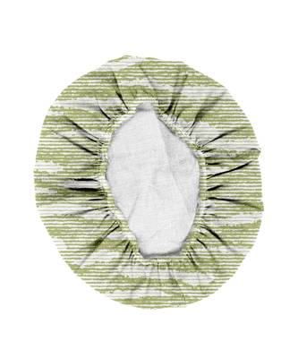 HOUZZCODE DESIGNER apron Green Waves 50x60cm light green heavy satin 4