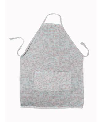 HOUZZCODE DESIGNER apron pattern print 3 50x60cm grey/red heavy satin 2