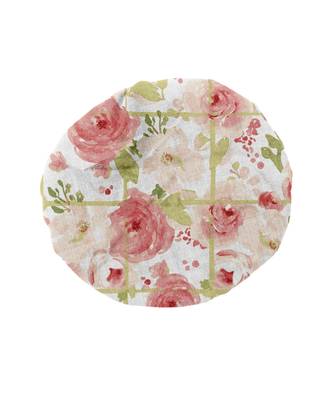 HOUZZCODE DESIGNER apron pastle flower 50x60cm multi heavy satin 4