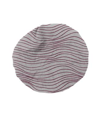 HOUZZCODE DESIGNER apron Pattern Print 5 50x60cm maroon heavy satin 3