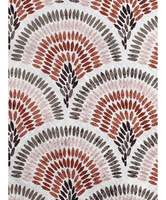 HOUZZCODE DESIGNER apron round chevaron 3 50x60cm multi heavy satin 5