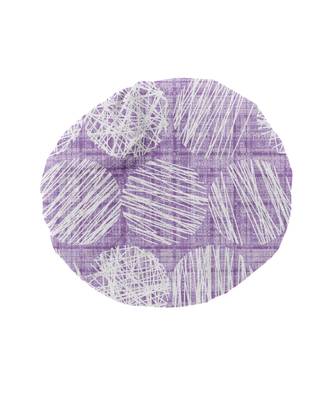 HOUZZCODE DESIGNER apron Textured Dots 50x60cm purple heavy satin 4
