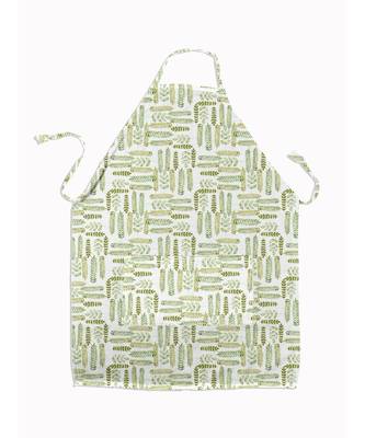 HOUZZCODE DESIGNER apron Garden Gren 50x60cm light green heavy satin 2