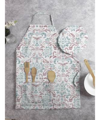 HOUZZCODE DESIGNER apron DamasK2 Print 2 50x60cm multi heavy satin 4