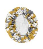 HOUZZCODE DESIGNER apron Florentine 2 50x60cm yellow/grey heavy satin