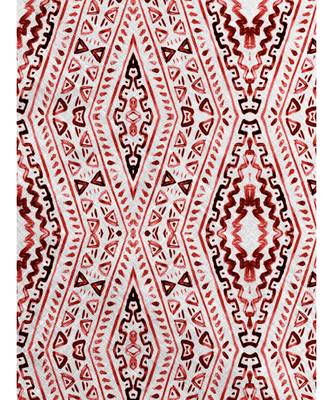 HOUZZCODE DESIGNER apron Pattern Print 6 50x60cm maroon heavy satin 3