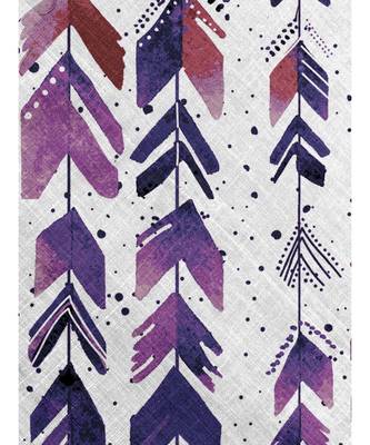 HOUZZCODE DESIGNER apron Love arrow 50x60cm multi heavy satin 5