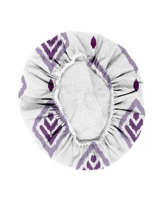 HOUZZCODE DESIGNER apron Ikat With Dot 50x60cm voilet heavy satin 1