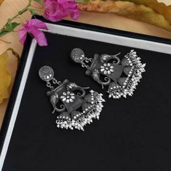 Silver danglers-drops 1