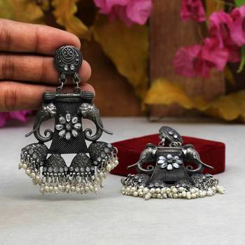 Silver danglers-drops 2