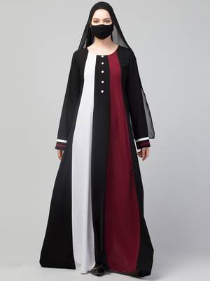 Multi Colored Abaya Dress 1