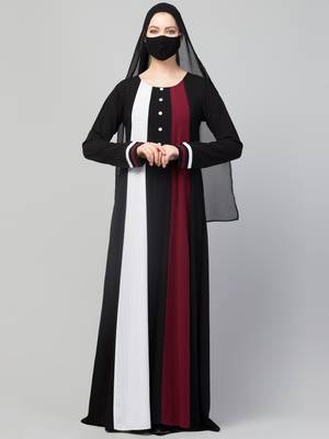 Multi Colored Abaya Dress 2