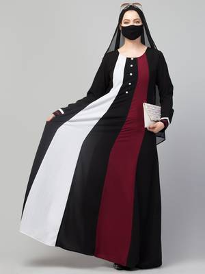 Multi Colored Abaya Dress 4