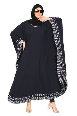MRC Women's Designer borders  latest style abaya kaftan 1