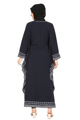 MRC Women's Designer borders  latest style abaya kaftan 2