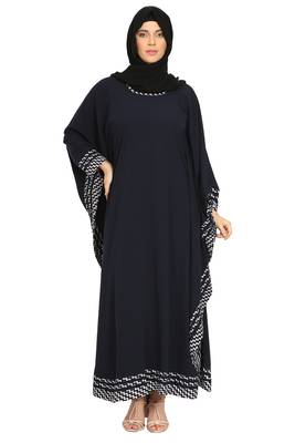MRC Women's Designer borders  latest style abaya kaftan 5