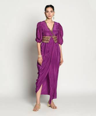 Purple Aalia Bodysuit 1