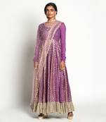 Purple Rudrama Anarkali Set
