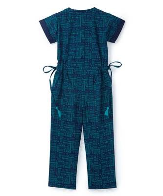 Cotton Prtd Jumpsuit 4