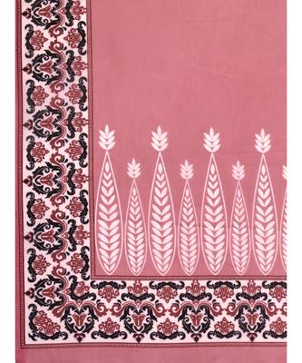 Fancy Pink Digital Printed Banglori Silk Lehenga Choli 4