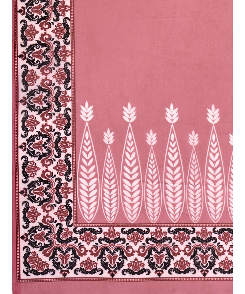 Fancy Pink Digital Printed Banglori Silk Lehenga Choli