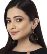 Anekaant Black & Bronze Circular Handcrafted Chandbalis