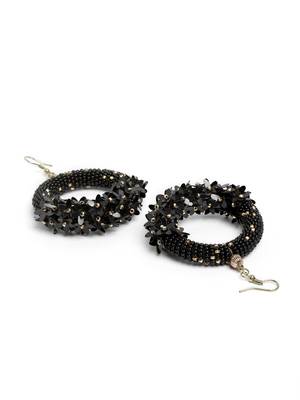Anekaant Black & Bronze Circular Handcrafted Chandbalis 4