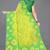 Yellow printed faux georgette saree with blouse